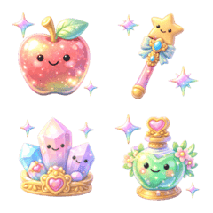 閃亮夢幻魔法表情貼