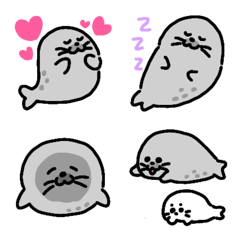 Cheerful Seal Emoji Revised Version
