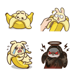 ★香蕉兔★ 表情貼