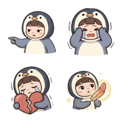 ★企鵝妹妹★ 表情貼