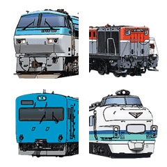 機関車 気動車 電車 Emoji 5