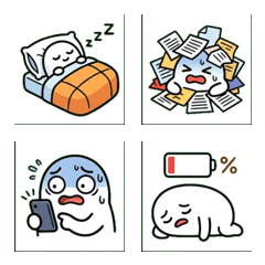 無法即時回覆者的悠閒貼圖