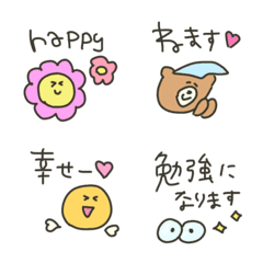 「ちょこっと絵文字」