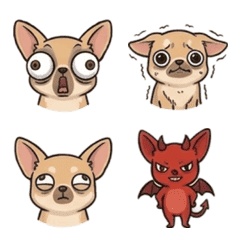 吉娃娃日常表情貼 1