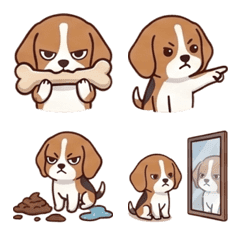 米格魯日常表情貼 1