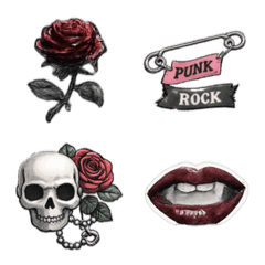 Gothic and Rock Emoji