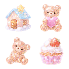 Kawaii Glossy Jelly Stickers