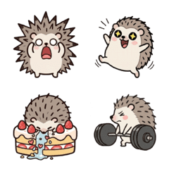 呆萌小刺蝟浮誇表情版(40組)