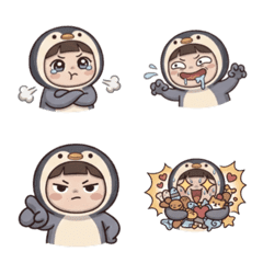 ★可愛企鵝妹妹★ 表情貼