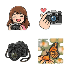 相機女孩 可愛繪文字