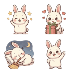 Aesthetic Bunny Emoji