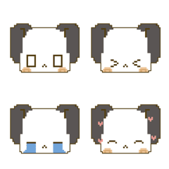 cute game  every day Chinchilla stamp