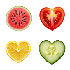 Summer vegetable and fruits