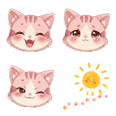 pink kitty cute emoji