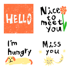 日常問候表情符號（英文版）