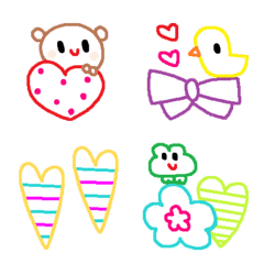 nenerin色んな絵文字セット可愛い601