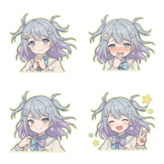 星巡雙音的六月星光表情貼 V