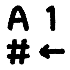 DOODLE 字母ABC 123 英文 數字 符號