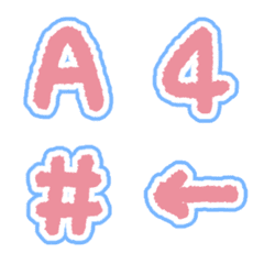 棉花糖糖果 字母 ABC 123 英文 數字 符號