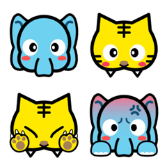 KAWAII Elephant & Tigger
