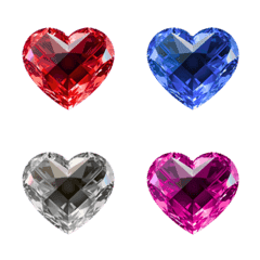 Sparkling Jewel Hearts
