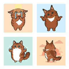 挪威森林貓的漸變表情 ♪ AG 1