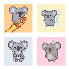 無尾熊的漸變表情 ♪ AG 1