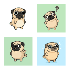 巴哥犬的無字表情 ♪ AG 1