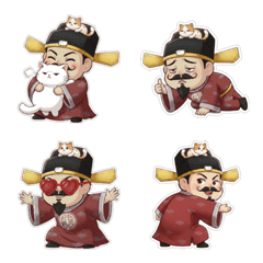 善心員外：表情貼 (帽子玉透明特效)