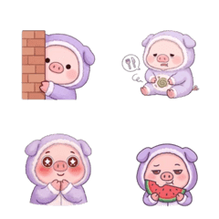 紫衣小豬：溫暖日常貼圖集