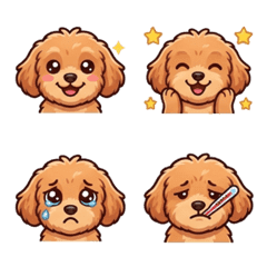 46 Cavapoo LINE emojis