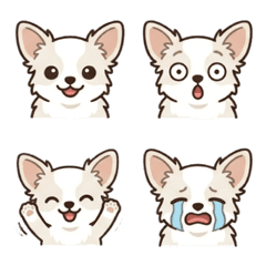 Chihuahua-Maltese LINE emoji 44