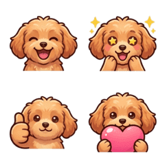 45 Cavapoo LINE emojis