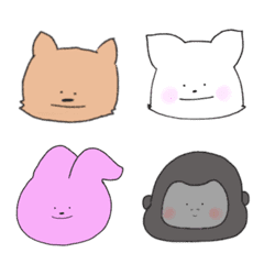 CUTE AND KIND ANIMAL EMOJI