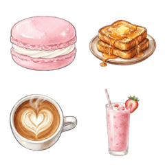 Snack Time  Grown-Up Cafe Treats Emoji