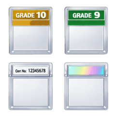 卡片評級盒（1到10） 3D