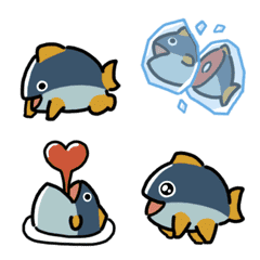 High-energy tuna anime emoji