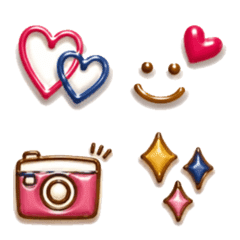 Stylish color simple Emojis