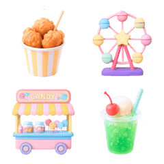 Pastel Amusement Mini Icons