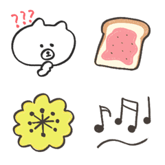 落書きえもじーくま