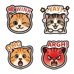 Cute Cat Reaction Emojis 40