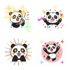 恭喜！熊貓的豪華慶祝祝福