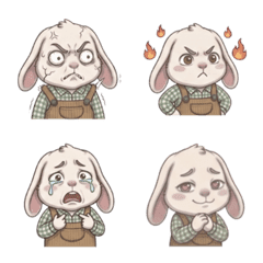 ★暴走小兔★ 表情貼