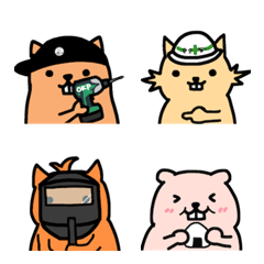 DIY好きビーバーたちの絵文字