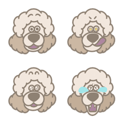 Standard poodle stamp2