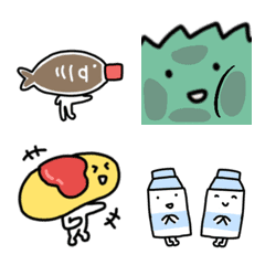 Kids with packed lunches emoji