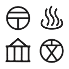 Simple Map Symbols Emoji