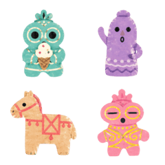 Colorful Little Dogu