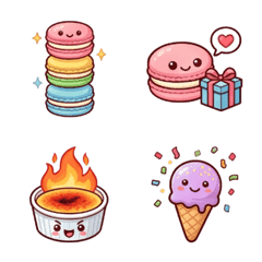 Cute Sweet Treats Expressions!