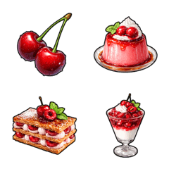 水果甜點_櫻桃 第1彈